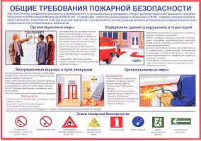 Общие требования пожарной безопасности