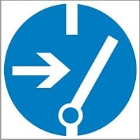 Отключить перед работой