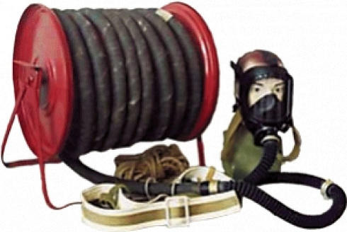 Противогаз шланговый ПШ-20ЭРВ шланг резинотканевый